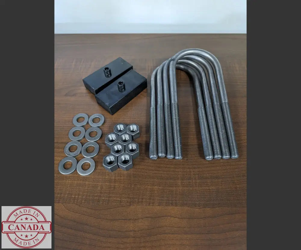 1’’ Trailer Lift Block Kit Single Axle / 3500 Lbs axle at 2 3/8 Diameter / 1/2’’ Threads lift kit