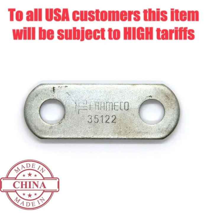 2 1/4’’ x 1/4’’ short zinc shackle (35122Z)