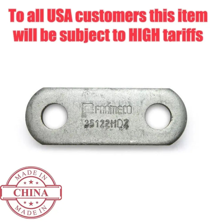 2 1/4’’ x 1/2’’ Short Zinc Trailer Shackle