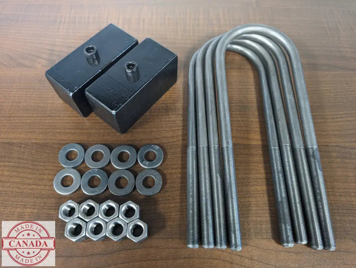 2’’ Trailer Lift Block Kit Single Axle / 3500 Lbs axle at 2 3/8 Diameter / 1/2’’ Threads lift kit