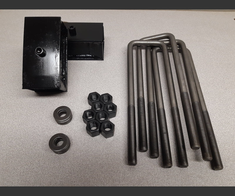 Chevy Silverado and GMC Sierra 1500 - 2.25" lift block kit with ubolts (X-block)