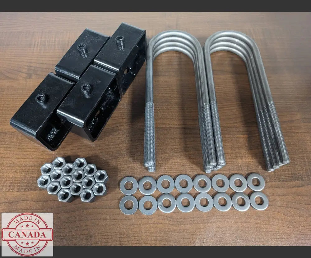 3’’ Trailer Lift Block Kit Tandem Axle / 3500 Lbs axle at 2 3/8 Diameter / 1/2’’ Threads lift kit