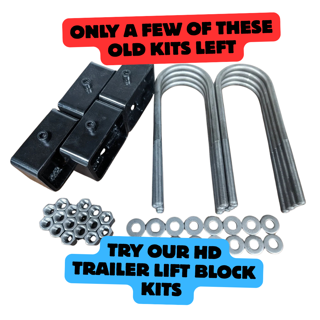 3" Trailer Lift Block Kit