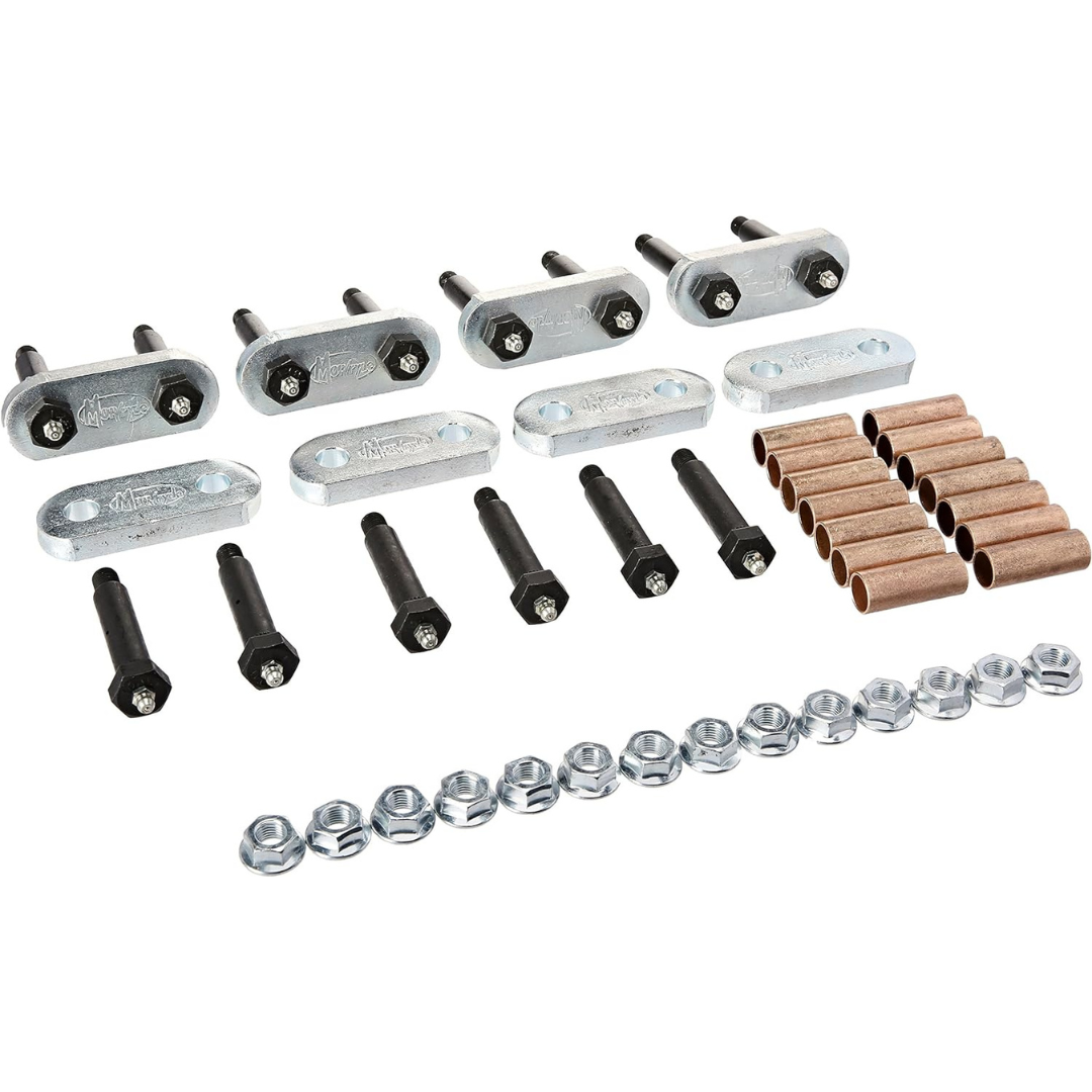 UO12-016 - MORryde - Heavy-Duty Greaseable Shackle Kit - 2.25" Shackles For Tandem Axle Trailer