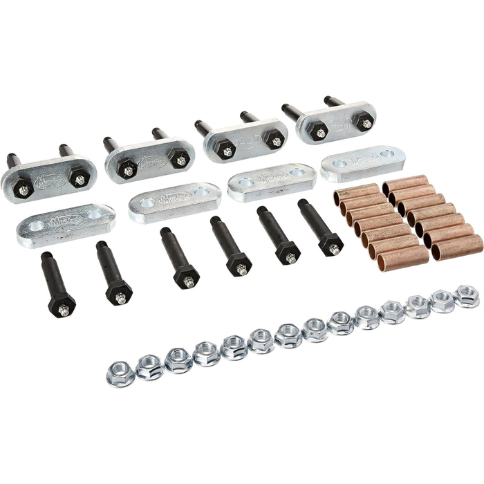 UO12-016 - MORryde - Heavy-Duty Greaseable Shackle Kit - 2.25" Shackles For Tandem Axle Trailer