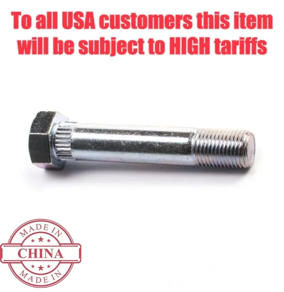9/16’’ x 3’’ Fine Thread Zinc Trailer Bolt GR 8