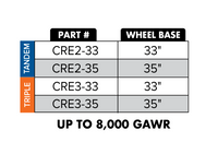 MORryde CRE3000 33" or 35" Wheelbase HD Trailer Equalizer Kit
