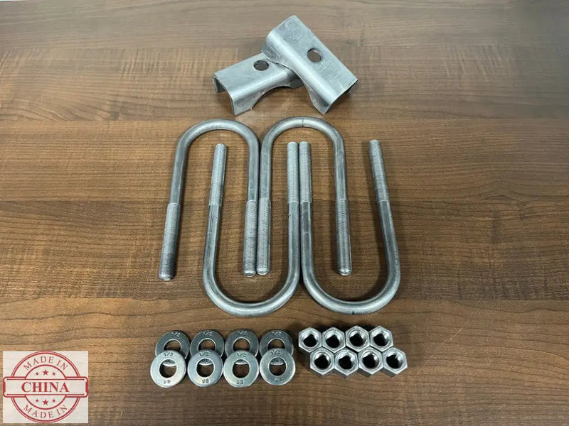 Trailer Axle Over/Under Conversion Kit 2 3/8’’ Diameter Axle / Weld on Axle Seats (recommended) Ubolt Kit