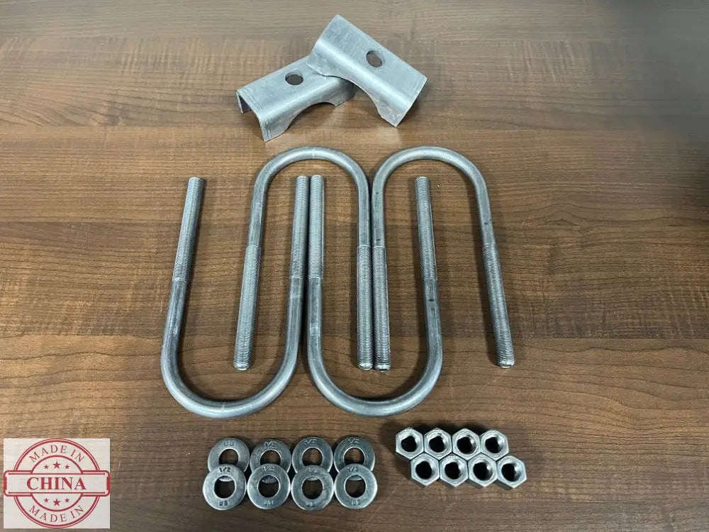 Trailer Axle Over/Under Conversion Kit 3’’ Diameter Axle / Weld on Axle Seats (recommended) Ubolt Kit