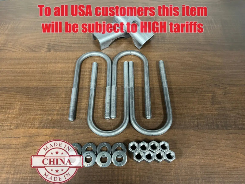 Trailer Axle Over/Under Conversion Kit Ubolt Kit